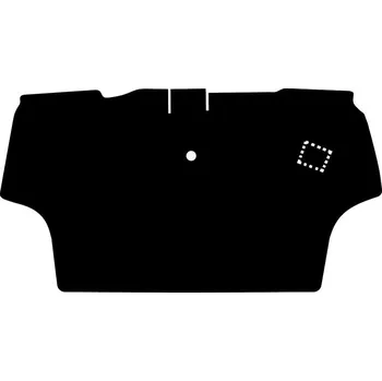 Rohožka GRANIT gumová rohožka do traktoru John Deere 5R (od 03/17), černá rohožka do traktoru, rohož do traktoru