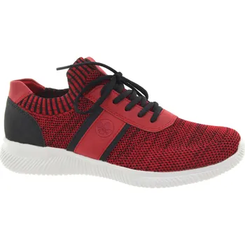 Pánské tenisky RIEKER Pánské celoroční tenisky červené B7470-35-847 Velikost 44