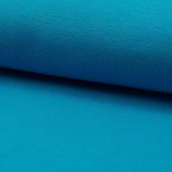 Náplet hladký RIB 1/1, azurový, š.70