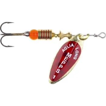 Umělá nástraha Rotační třpytka Mepps Aglia Long Redbo Vel.1 4,5g Zlatá