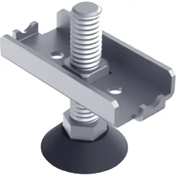 Prodejní regál Wexta Podpěra stojiny 60x30 mm - černá patka