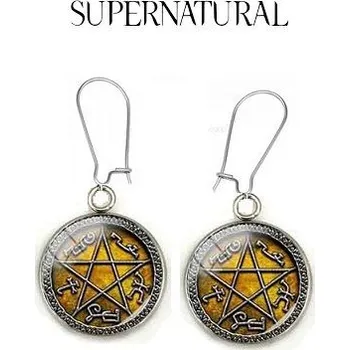 Seriál Supernatural náušnice Lovci duchů ocelové