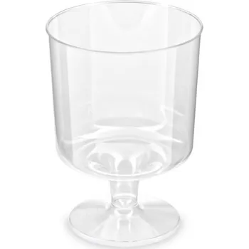 Sklenice Pohárek na víno plastový,čirý 170ml