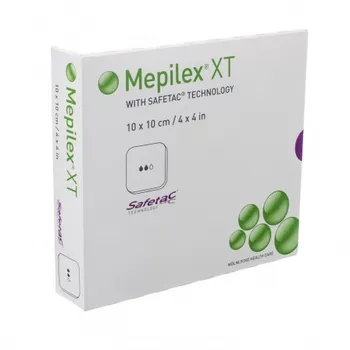 Krytí na ránu Molnlycke Mepilex XT 10 x 10 cm 5 ks
