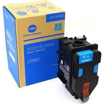Toner azurový TNP80C pro Konica Minolta bizhub C3320i / C3321i (9000 stran)