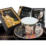 Carmani® Carmani - Porcelánový šálek s podšálkem Gustav Klimt Rodina v dárkové krabičce - 250 ml