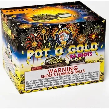 Zábavní pyrotechnika Kompaktní ohňostroj Pot o Gold 24 ran / 20 mm