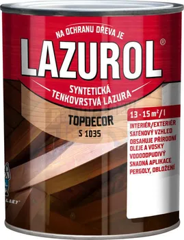 Lak na dřevo Lazurol Topdecor S1035 2,5 l + 500 ml