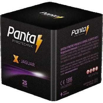 Zábavní pyrotechnika Kompaktní ohňostroj X-Jaguar 25 ran / 20 mm