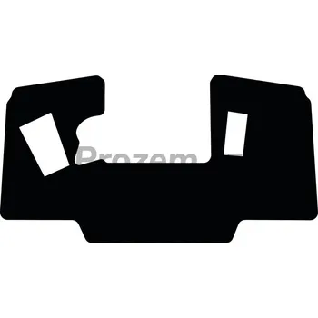 Rohožka GRANIT gumová rohožka do traktoru Weidemann Lugstein cabs LK 115-1, zásuvka vpravo (plyn), černá rohožka do traktoru, rohož do traktoru