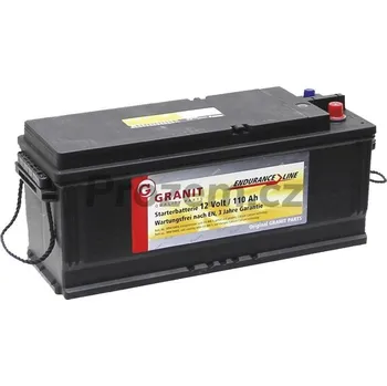 Autobaterie Bezúdržbová Baterie 12 V / 110 Ah připravená k provozu