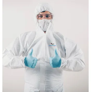 Jednorázový oděv Ochranný profi celooblek T5/T6 HANIMAGA 60g/m2 (bílý vel.M)