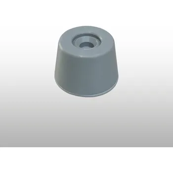 Zarážka velká Ø 38x26 mm ŠEDÁ - K2/1857