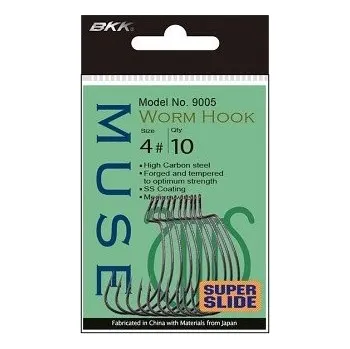 Rybářský háček MIKADO BKK Offset- Muse vel.3/0 Super Slide 8ks 9005-3/0