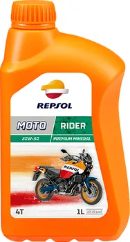 Motorový olej Repsol Moto Rider 4T 20W-50 1 l