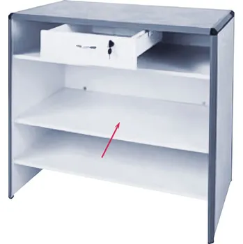 Prodejní regál Wexta Police do pultu 1000 mm