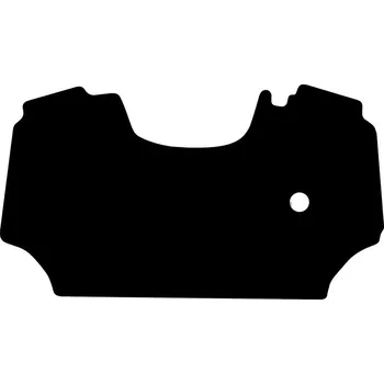 Koberec GRANIT koberec do traktoru Lamborghini Spire s elektrickým pedálem (od 05/2014), rohožka do traktoru velur černá, rohož do traktoru