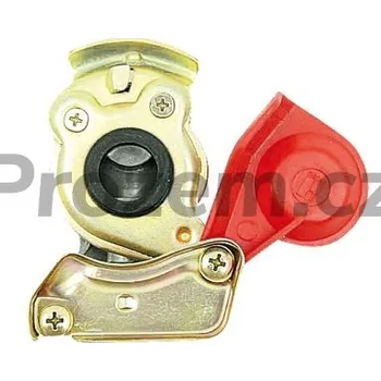 Hadicová spojka Rychlospojka pro 2-hadic. vzduchové brzdy, Přívěs, M16x1,5mm, červená, 9522000210