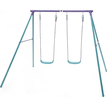 Plum Set dvou houpaček s kovovou…
