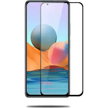 3x 3D ochranné tvrzené sklo s rámečkem pro Xiaomi Redmi Note 10 - černé - 2+1 zdarma