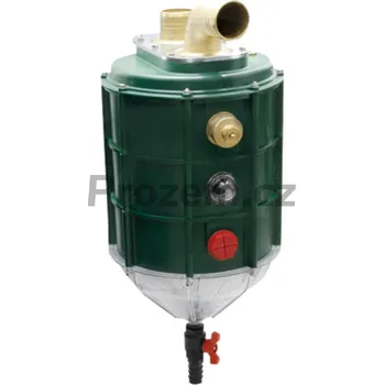 Sifon MZ Sifon s přímým a 90° přípojem o průměru 100 mm, typ 0250, DN 100, sifonový oddělovač pro fekální vozy, s vypouštěcím kohoutem