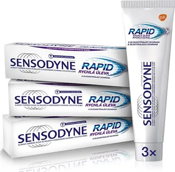 Zubní pasta Sensodyne Rapid 3 x 75 ml