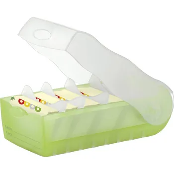 Kartotéka HAN CROCO 997-603 kartotéční krabice zelená, průsvitná max. počet karet: 900 karet DIN A7 na šířku vč. 100 linkovaných karet