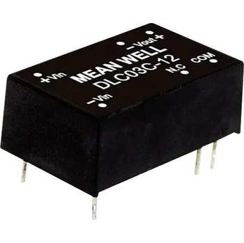 Měnič napětí MEAN WELL DLC03C-12 DC/DC měnič napětí, modul 15 V/DC 125 mA 3 W Počet výstupů: 2 x Obsah 1 ks