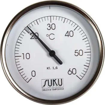 Ventil Teploměr SUKU, D 80, 0-60°C + jímka, 1/2 (C31.000030)
