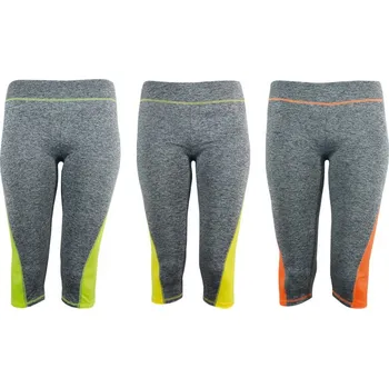 NOVIA Sportovní ¾ bambusové legíny Barva: neon yellow, Velikost: XS/S