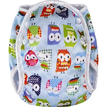 Kojenecké plavky T-TOMI Plenkové plavky, blue owl / modrá sova, vel. S, M a L S