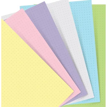 Diář Náplň tečkované pastelové papíry | Filofax Vyberte velikost náplně: Pocket