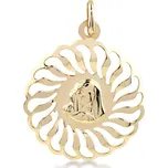 Lillian Vassago Zlatý přívěsek madonka LLV22-GP005