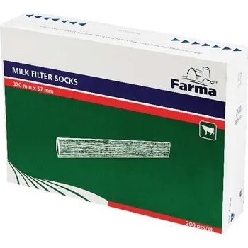 Filtrační hadice na mléko 320x57 mm 200 ks gramáž 75 g/m2