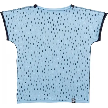 Chlapecké tričko světle modré bavlněné triko s čárkami