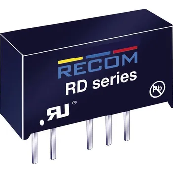 Měnič napětí RECOM RD-1212D DC/DC měnič napětí do DPS 12 V/DC 12 V/DC, -12 V/DC 84 mA 2 W Počet výstupů: 2 x Obsah 1 ks