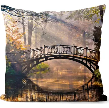 Dekorativní polštářek Foto polštář Most 40x40 cm (Velikost: 40 x 40 cm)