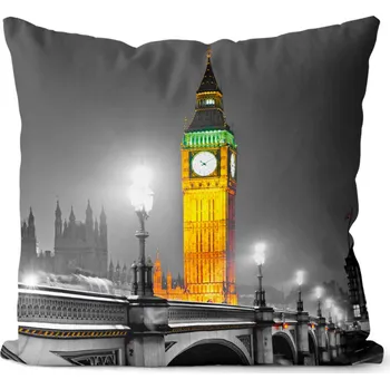 Dekorativní polštářek Polštář Londýn 40x40 cm (Velikost: 40 x 40 cm)