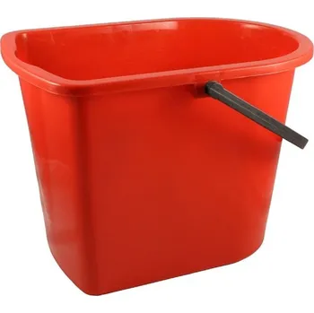 kbelík Vědro plastové oválné s výlevkou 13l mix barev