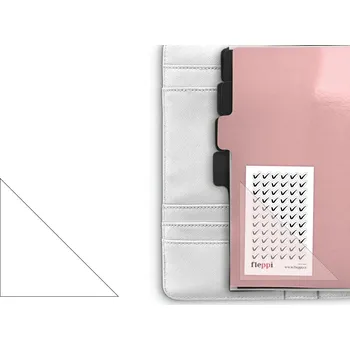 Kancelářské potřeby Fleppi Samolepicí rohové kapsy do diáře | 4ks, A6