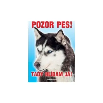 Značení Grel nálepka pozor pes husky