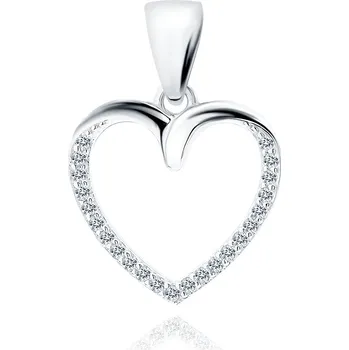 Přívěsek Olivie Stříbrný přívěsek SRDÍČKO 5193 Ag 925; ≤0,7 g.