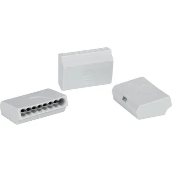 kabelová svorka Tuhost (příčný řez): 0.5-1.5 mm² Pólů: 8 HellermannTyton HECE-8X1.5-PA-GY-75 1 ks šedá