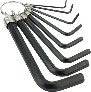 Sada nářadí Brüder Mannesmann inbus sada klíčů 2.5 mm, 3 mm, 4 mm, 5 mm, 6 mm, 8 mm, 10 mm, 2 mm 8dílná