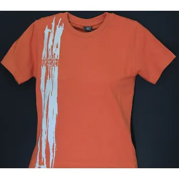 Dívčí tričko s krátkým rukávem PO-3001, oranžová, vel. 146