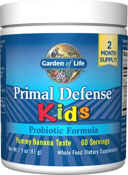 Garden of Life Primal Defense Kids Živé bakterie banán 81 g