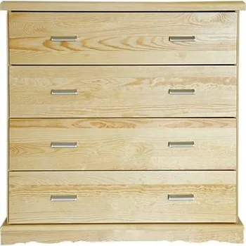 Komoda Komoda Modern 09, KB Výběr moření: Bezbarvý Lak, Druh dřeva: Borovicový masiv