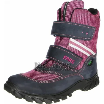 Dámská obuv Fare 2646294 bordo/šedá 35