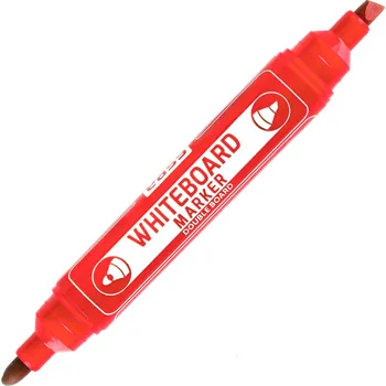 Zvýrazňovač Easy DOUBLE BOARD - oboustranný popisovač - červená