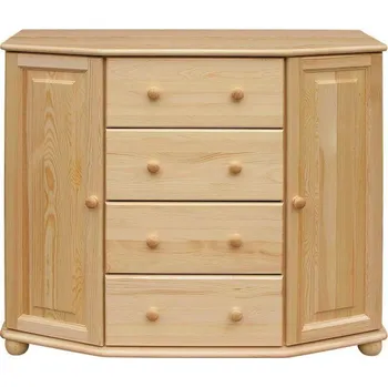 Komoda Komoda Classic 168, KB Výběr moření: Ořech, Druh dřeva: Borovicový masiv